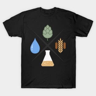 Beer basic ingredients T-Shirt